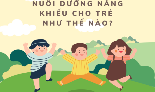 NUÔI DƯỠNG NĂNG KHIẾU CHO TRẺ